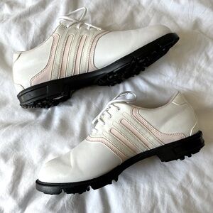 Adidas Z-Traxion Women's Oxford Golf Shoes light Pink / White, Size 7.5